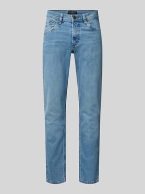 Straight Fit Jeans aus Baumwoll-Mix Shop The Look MANNEQUINE