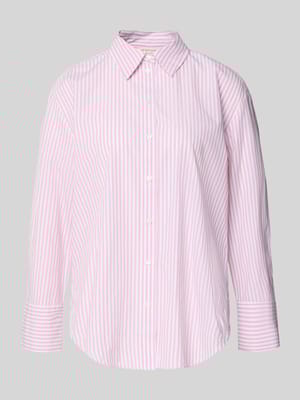 Relaxed fit overhemdblouse van een mix van lyocell en katoen Shop The Look MANNEQUINE