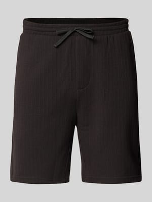 Regular Fit Bermudas aus strukturiertem Material Modell 'TREY LIFE' Shop The Look MANNEQUINE