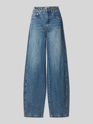 barrel fit jeans van katoenmix model 'Melu' Shop The Look MANNEQUINE