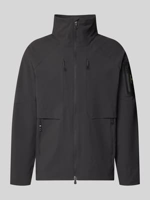 Regular Fit Trainingsjacke mit Label Patch Modell 'OW_GLOBE' Shop The Look MANNEQUINE
