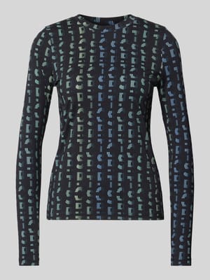 Longsleeve mit Label-Print Shop The Look MANNEQUINE
