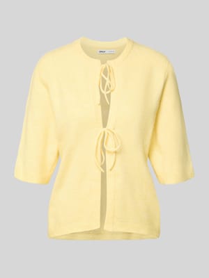 Regular Fit Cardigan mit Schnürungen Modell 'SIMONI' Shop The Look MANNEQUINE
