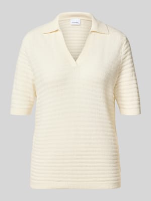 Regular fit poloshirt van katoenmix Shop The Look MANNEQUINE
