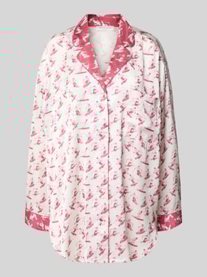 Relaxed Fit Pyjama-Oberteil mit Viskose-Anteil und Reverskragen Shop The Look MANNEQUINE