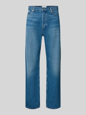 jeansy z wpuszczanymi kieszeniami model 'EDDIE' Shop The Look MANNEQUINE