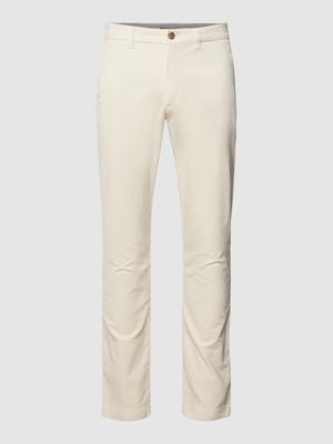 Cordhose mit Logo-Stitching Modell 'DENTON' Shop The Look MANNEQUINE