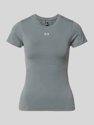 T-Shirt mit Rundhalsausschnitt und Logo Shop The Look MANNEQUINE