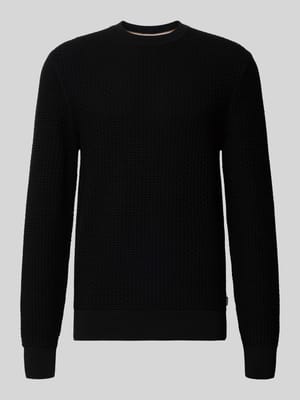 Regular fit gebreide pullover van puur katoen, model 'IMBERTO' Shop The Look MANNEQUINE