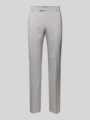 Spodnie do garnituru o kroju slim fit w kant model ‘Blayr’ Shop The Look MANNEQUINE
