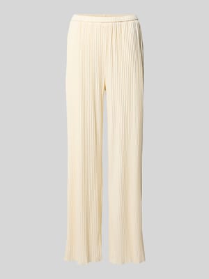 Hose mit Plisseefalten Modell 'Kiera' Shop The Look MANNEQUINE