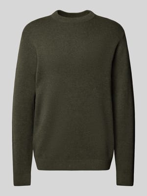 Gebreide pullover met opstaande kraag, model 'MILANO' Shop The Look MANNEQUINE