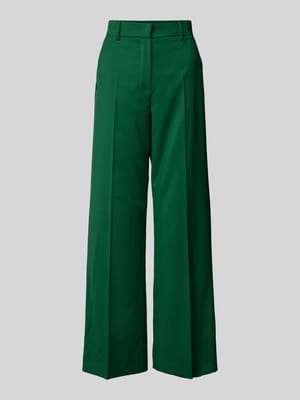 Wide leg stoffen broek met persplooien, model 'VISIVO' Shop The Look MANNEQUINE