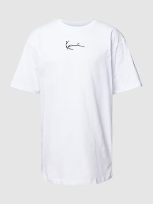 T-shirt o kroju oversized z wyhaftowanym logo Shop The Look MANNEQUINE