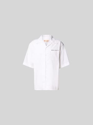 Regular Fit Freizeithemd mit Logo-Print Shop The Look MANNEQUINE