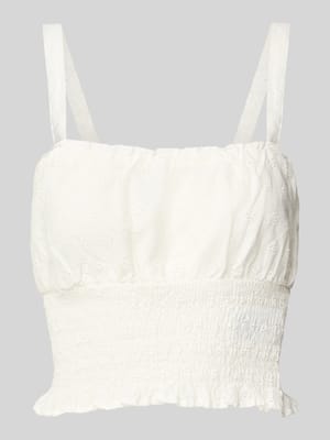 Top met smokdetails Shop The Look MANNEQUINE