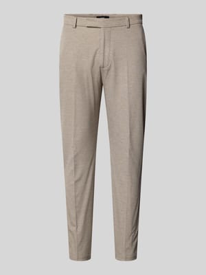 Tapered Fit Anzughose mit Gesäßtaschen Modell 'Beppe' Shop The Look MANNEQUINE