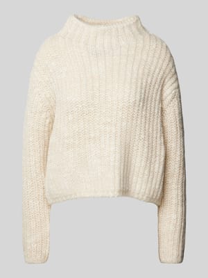 Strickpullover mit gerippten Abschlüssen Modell 'Perke' Shop The Look MANNEQUINE