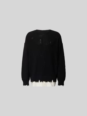 Relaxed Fit Pullover im Used-Look Shop The Look MANNEQUINE