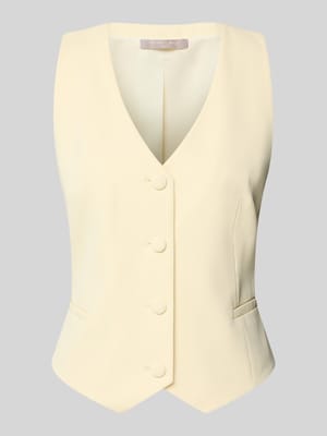 Regular Fit Weste mit V-Ausschnitt Shop The Look MANNEQUINE