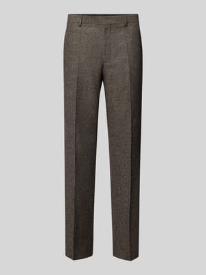 Regular Fit Anzughose aus Woll-Mix mit Seide Modell 'LEON' Shop The Look MANNEQUINE