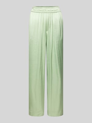 Wide Leg Stoffhose mit elastischem Bund Modell 'Asaka' Shop The Look MANNEQUINE