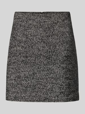 Straight Fit Minirock mit Woll-Anteil Shop The Look MANNEQUINE