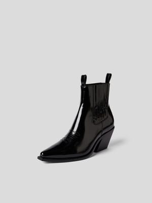 Stiefeletten mit Blockabsatz Shop The Look MANNEQUINE