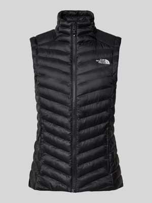 Regular Fit Steppweste mit Logo-Stitching Modell 'HUILA' Shop The Look MANNEQUINE