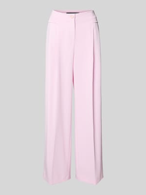 Szerokie spodnie materiałowe z zaprasowanymi kantami Shop The Look MANNEQUINE