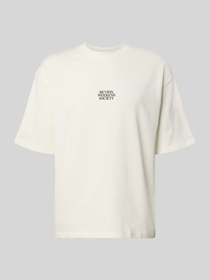 Relaxed Fit T-Shirt mit Logo-Print Shop The Look MANNEQUINE