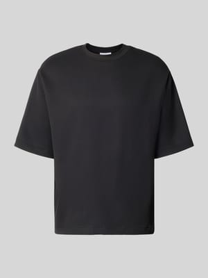 Regular-Fit T-Shirt in Plissee-Optik Shop The Look MANNEQUINE