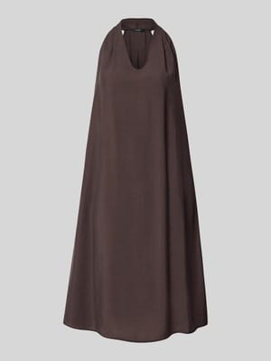Neckholder-Midikleid mit Eingrifftaschen Modell 'Wordelia' Shop The Look MANNEQUINE
