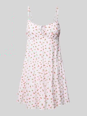 Mini-jurk met druppelvormige hals Shop The Look MANNEQUINE