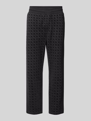 Sweatpants mit elastischem Bund und Label-Detail Modell 'Tamas' Shop The Look MANNEQUINE