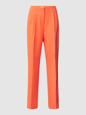 Broek met bandplooien, model 'Viangy' Shop The Look MANNEQUINE