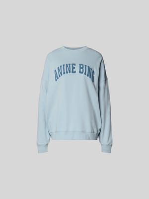 Oversized Sweatshirt mit Logo-Detail Shop The Look MANNEQUINE