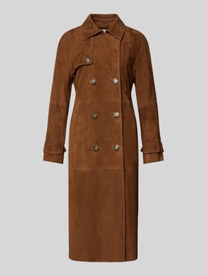 Slim Fit Mantel mit Umlegekragen Shop The Look MANNEQUINE