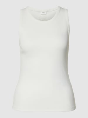 Tanktop in Feinripp-Optik Shop The Look MANNEQUINE