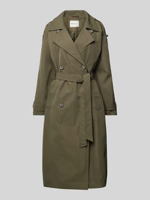 Trenchcoat mit Bindegürtel Shop The Look MANNEQUINE