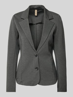 Blazer aus Viskose-Mix mit Eingrifftaschen Modell 'NANNI' Shop The Look MANNEQUINE