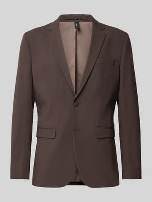 Slim fit colbert met paspelzak op de borst, model 'LIAM' Shop The Look MANNEQUINE