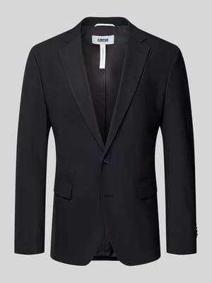 Marynarka w kroju slim fit z dodatkiem żywej wełny Model 'Totti' Shop The Look MANNEQUINE
