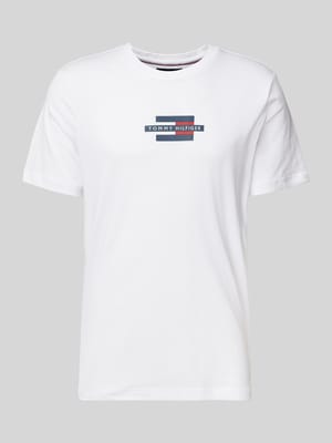 Regular fit T-shirt van puur katoen Shop The Look MANNEQUINE