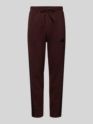 Slim fit sweatpants met viscose, model 'SHAB' Shop The Look MANNEQUINE