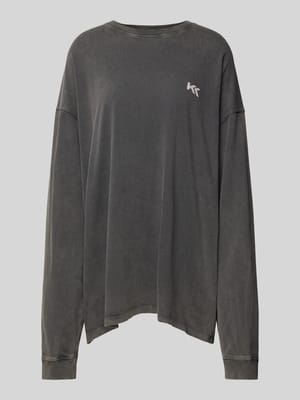 Oversized Longsleeve mit Logo-Print Shop The Look MANNEQUINE