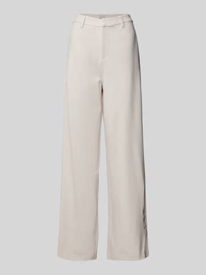 Wide leg stoffen broek met steekzakken, model 'MILANO' Shop The Look MANNEQUINE