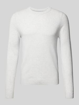 Gebreide pullover met ronde hals Shop The Look MANNEQUINE