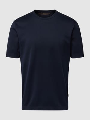 T-shirt in effen design, model 'Floro' Shop The Look MANNEQUINE