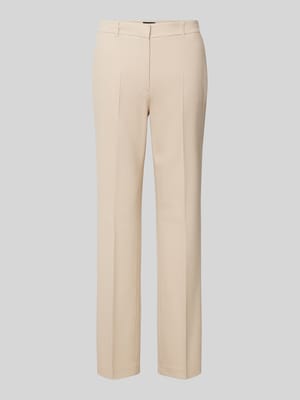 Regular fit stoffen broek met viscose in piquékwaliteit Shop The Look MANNEQUINE